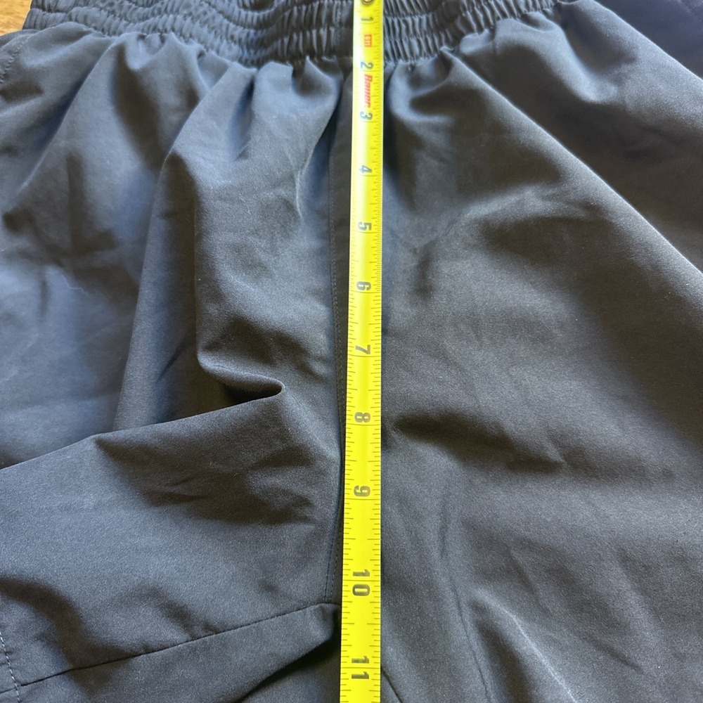 Adidas Men's Black 3 Stripes Woven Athletic Training Shorts 5" Inseam Liner EUC - Picture 10 of 10